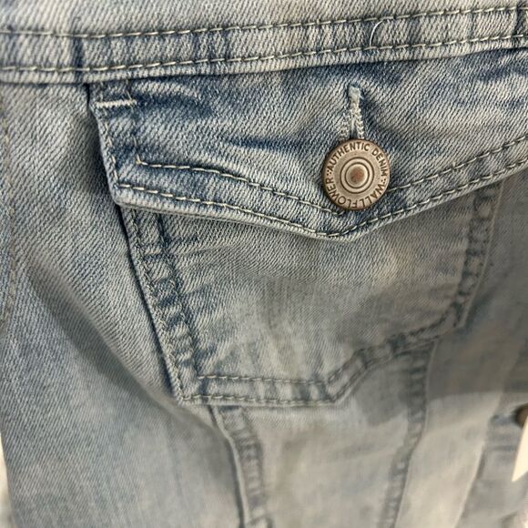 Wallflower Denim and Gray Hooded Jacket - Picture 3 of 6